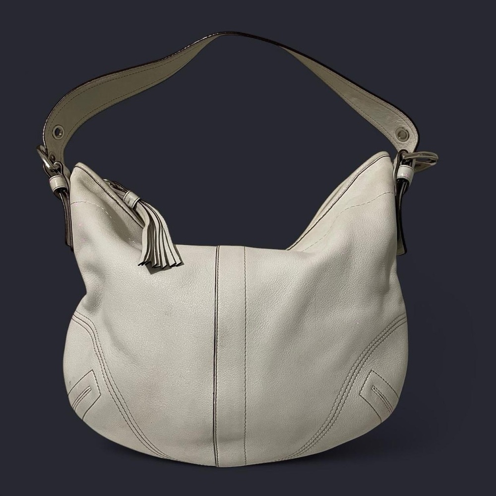 Coach Off White Leather Soho Shoulder Bag